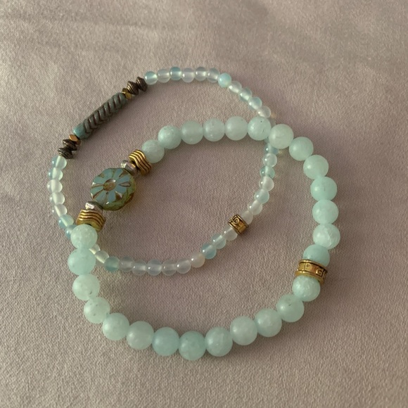 Light blue bracelet pair - Picture 1 of 1